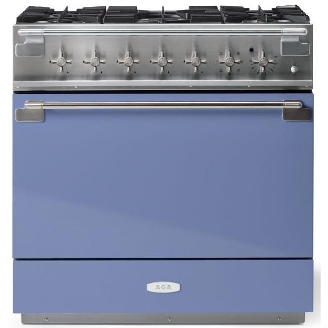 AGA 36-in Elise Freestanding Dual Fuel Range with True European Convection AEL361DFCBB IMAGE 1