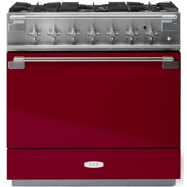 AGA 36-in Elise Freestanding Dual Fuel Range with True European Convection AEL361DFCNB IMAGE 1