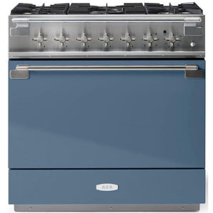 AGA 36-in Elise Freestanding Dual Fuel Range with True European Convection AEL361DFSTB IMAGE 1