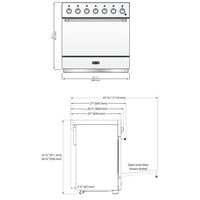 AGA 36-inch Mercury Induction Range with True European Twin Fan Convection AMC36ININD IMAGE 2