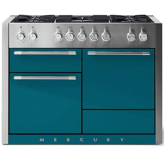 AGA 48-inch Mercury Dual Fuel Range with True European Convection AMC48DFSAL IMAGE 1