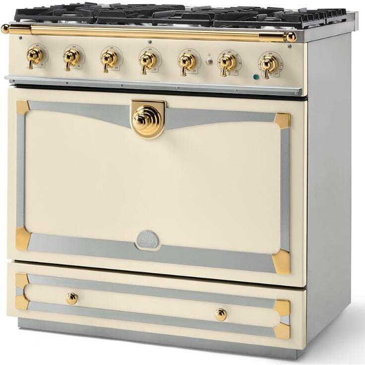 La Cornue 36-inch Freestanding Dual-Fuel Range C9PF IMAGE 1