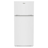 Whirlpool 28-inch Freestanding Top Freezer Refrigerator WRTX5328PW IMAGE 1