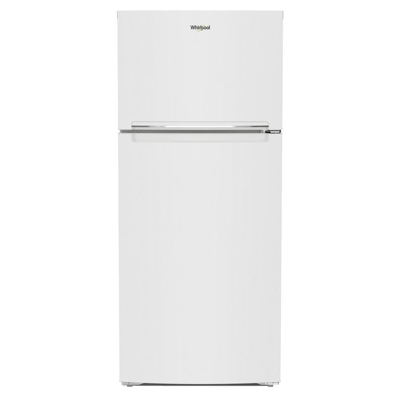 Whirlpool 28-inch Freestanding Top Freezer Refrigerator WRTX5328PW IMAGE 1