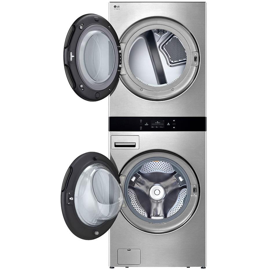 LG Studio Stacked Washer/Dryer Electric Laundry Center with Allergiene® Cycle SWWE50N3 IMAGE 4