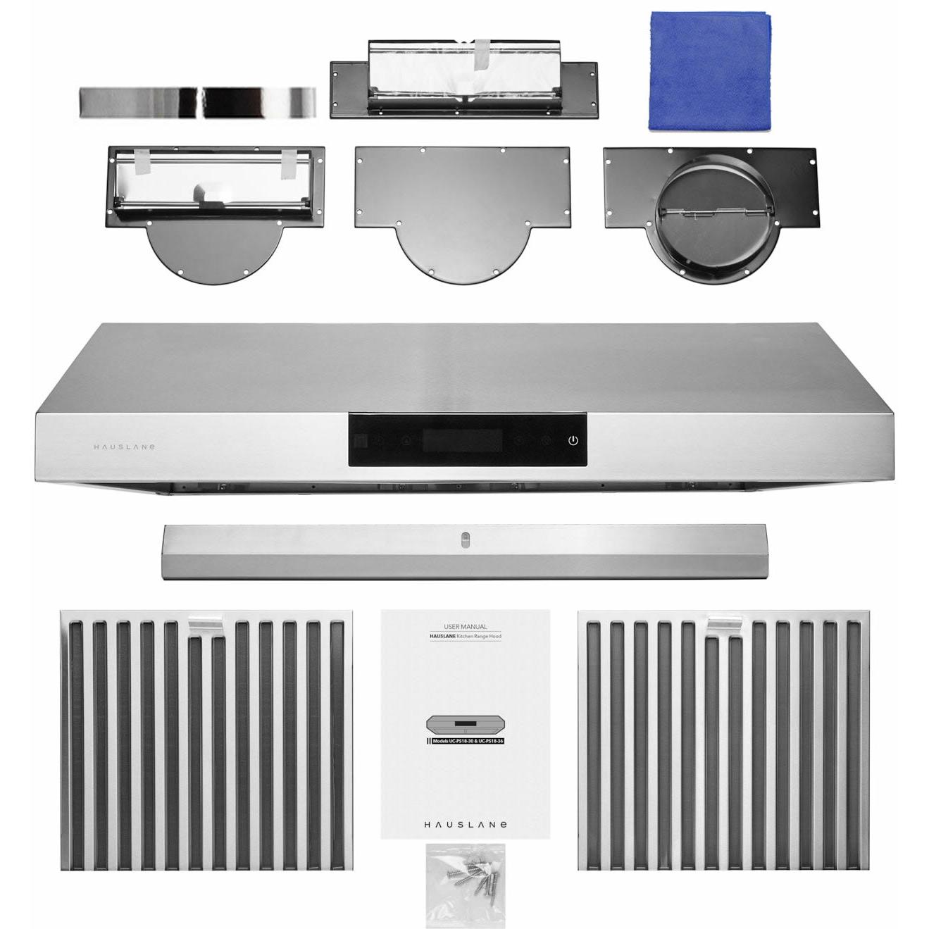 Hauslane 30-inch Chef Standard Range Hood UC-PS18SS-30 IMAGE 3
