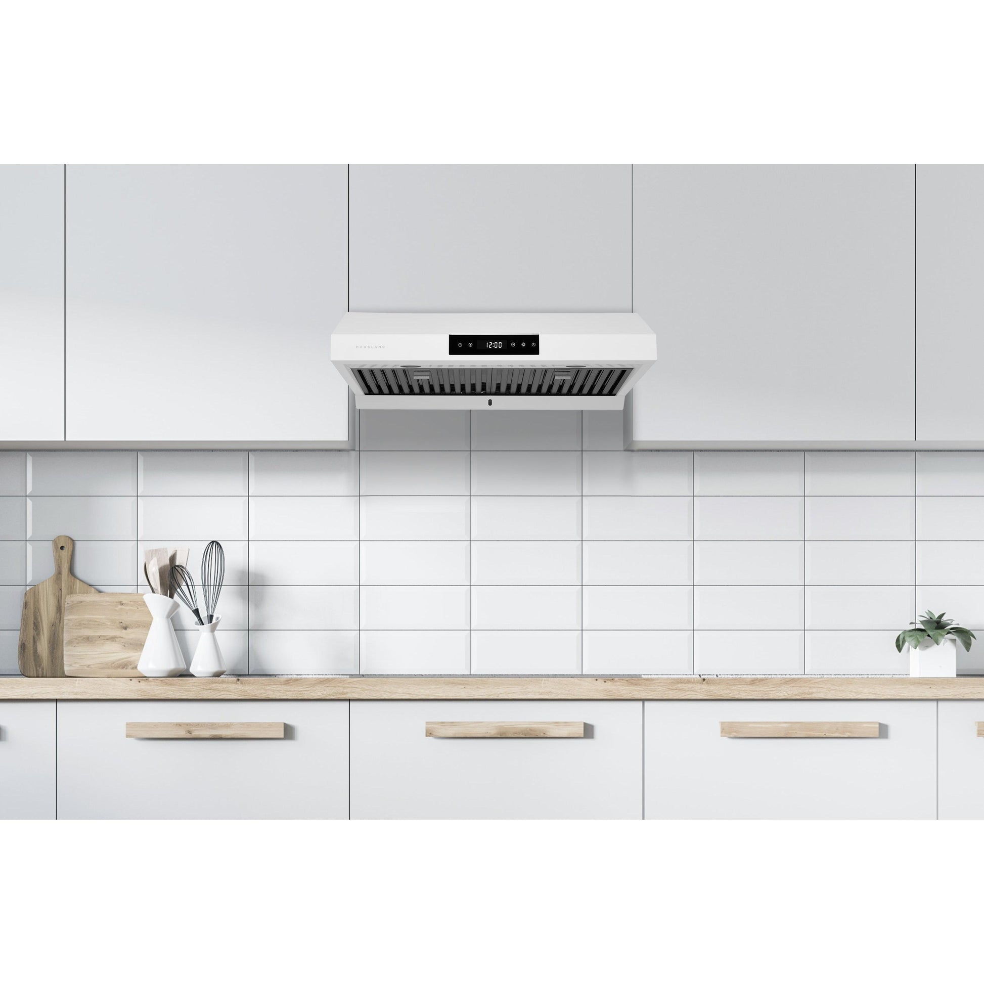 Hauslane 30-inch Chef Standard Range Hood UC-PS18WHT-30 IMAGE 2