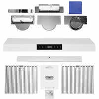 Hauslane 30-inch Chef Standard Range Hood UC-PS18WHT-30 IMAGE 3