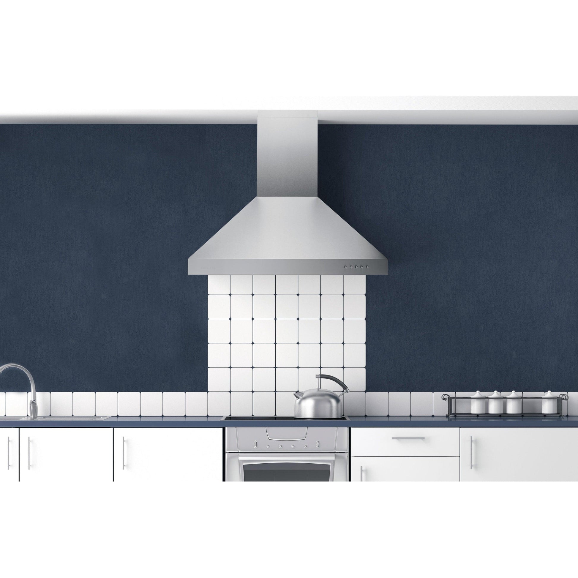 Hauslane 30-inch Chef Chimney Range Hood WM-530SS-30B IMAGE 2