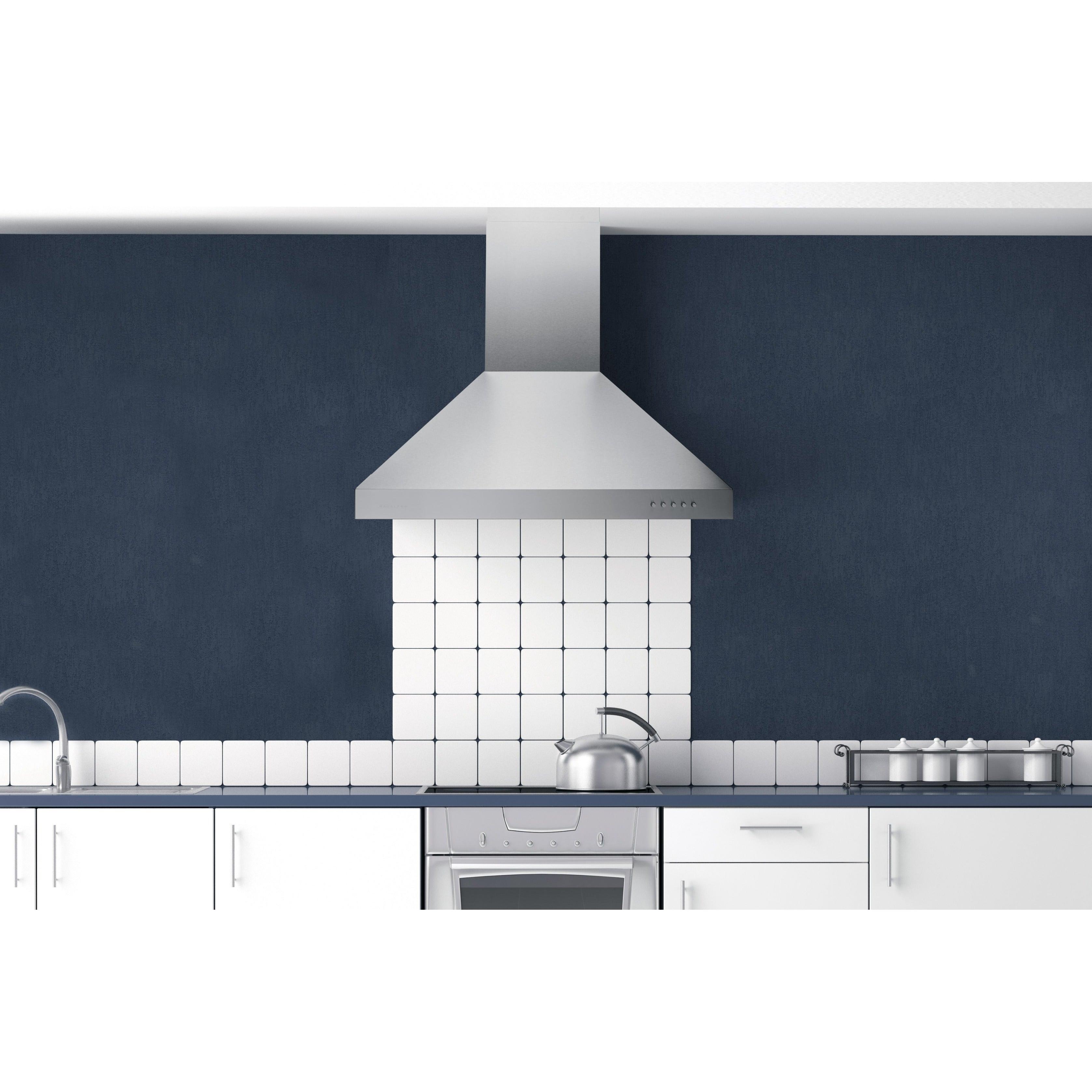 Hauslane 30-inch Chef Chimney Range Hood WM-530SS-30B IMAGE 2
