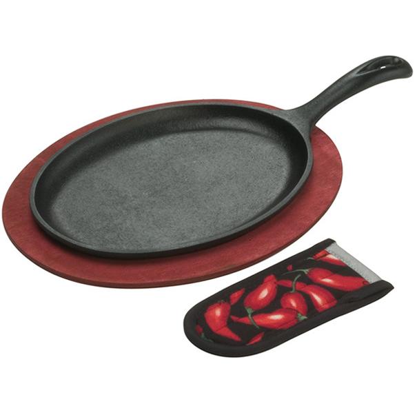 Lodge Cast Iron Fajita Set LFSR3 IMAGE 1