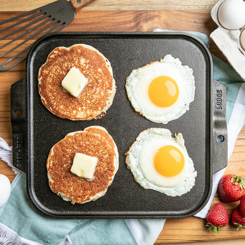 LSRG3 Lodge 10.5 Inch Cast Iron Reversible Grill Griddle LSRG3 TA Appliance TA Appliances Barbecues