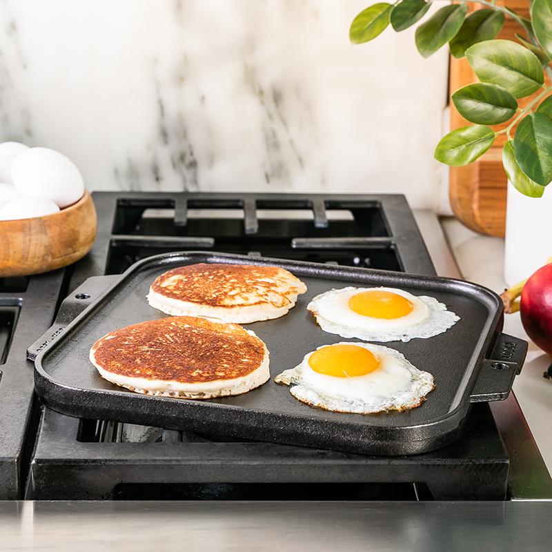 Lodge 10.5 Inch Cast Iron Reversible Grill/Griddle LSRG3 IMAGE 6