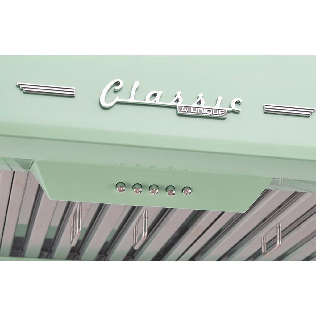 Unique Appliances 36-inch Classic Retro Range Hood UGP-36CR RH LG IMAGE 3