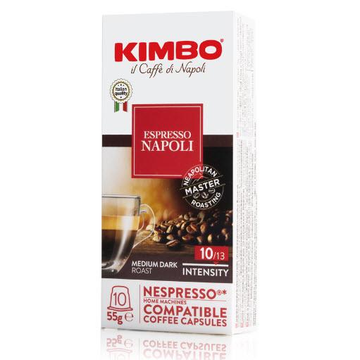 Kimbo Espresso Napoli - Nespresso®* Original compatible coffee capsules, 10 caps KNN IMAGE 3