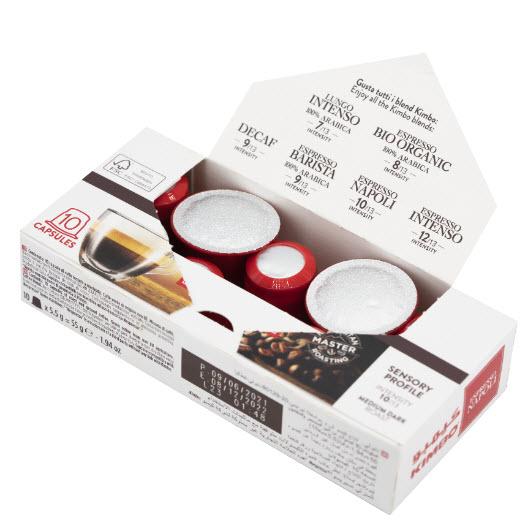 Kimbo Espresso Napoli - Nespresso®* Original compatible coffee capsules, 10 caps KNN IMAGE 4