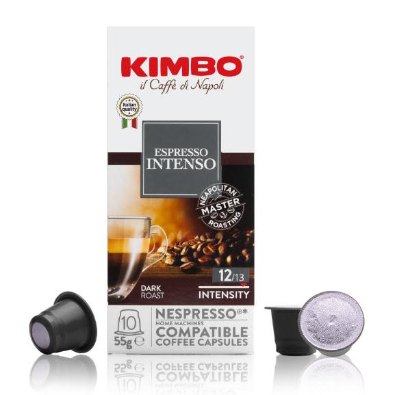 Kimbo Espresso Intenso - *Nespresso® Original compatible coffee capsules, 10 caps KNI IMAGE 2