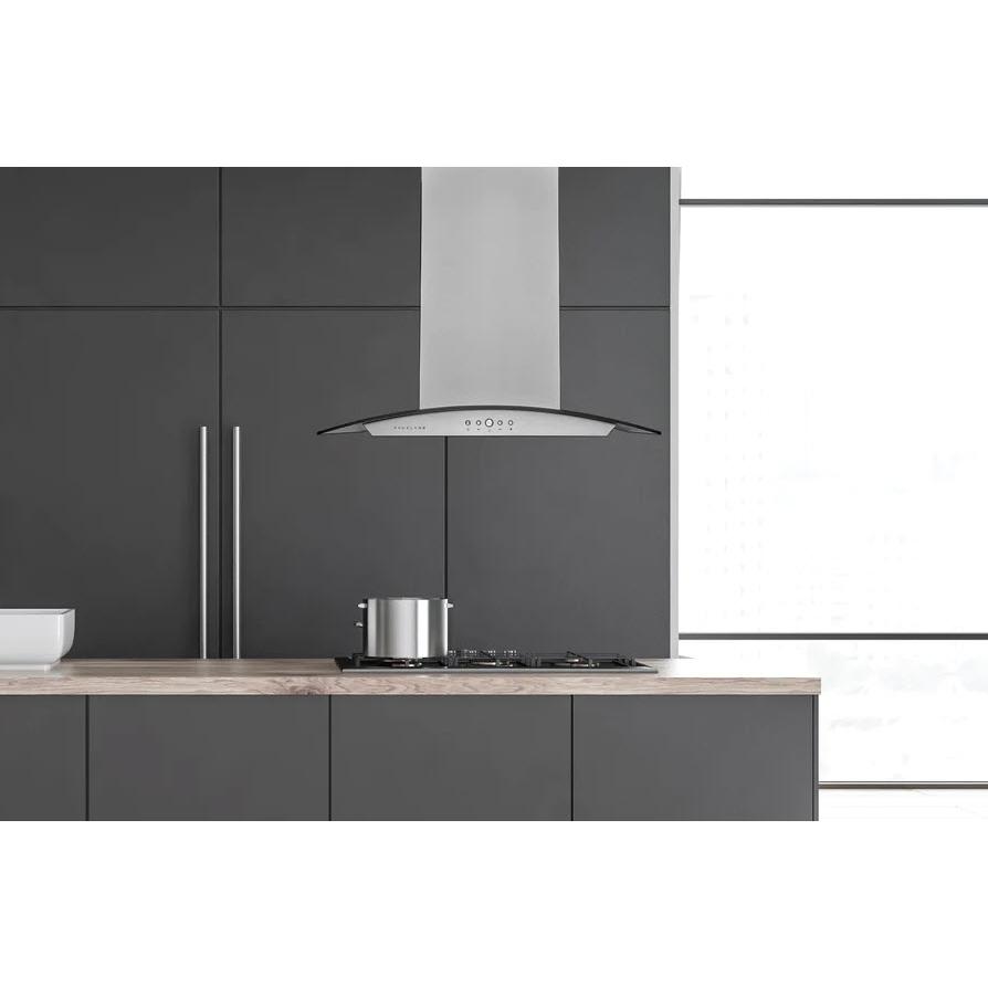 Hauslane 30-inch Convertible Island Range Hood IS-200SS-30 IMAGE 3