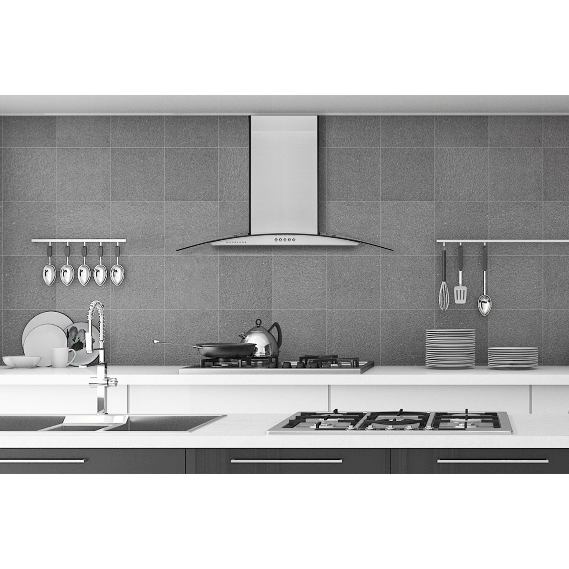 Hauslane 30-inch Chef Chimney Range Hood WM-600SS-30 IMAGE 2