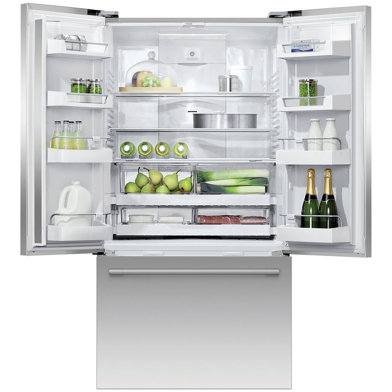 Fisher & Paykel 36-inch, 20.1 cu. ft. French 3-Door Refrigerator with Internal Ice Maker RF201AHJSX1 IMAGE 2