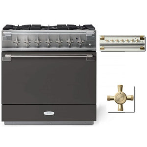 AGA 36-in Elise Freestanding Dual Fuel Range with True European Convection AEL361DFABSLT IMAGE 1