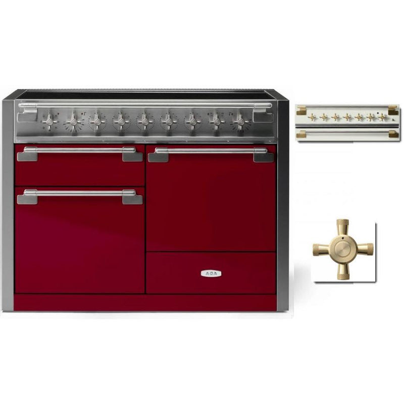 AGA 48-inch Elise Induction Range with True European Convection AEL481INABCNB IMAGE 1