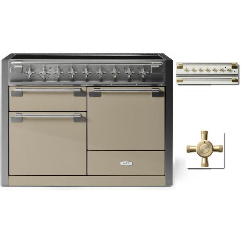 AGA 48-inch Elise Induction Range with True European Convection AEL481INABFWN IMAGE 1