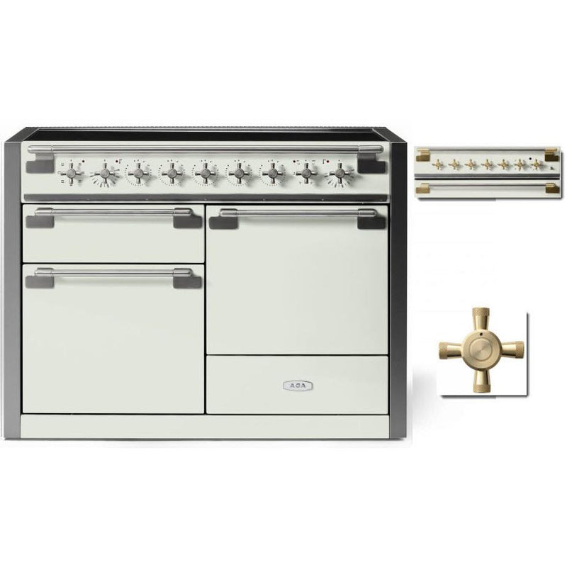 AGA 48-inch Elise Induction Range with True European Convection AEL481INABWHT IMAGE 1