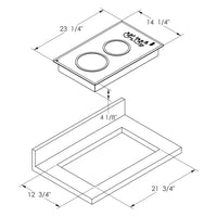 Kenyon 14-inch, Built-in Electric Cooktop B41549L IMAGE 5