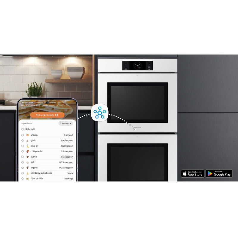 Samsung 30-inch, 5.1 cu.ft. Built-in Combination Wall Oven NQ70CB700D12AA IMAGE 11