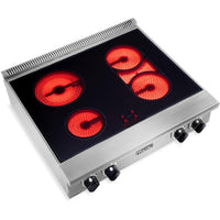 Viking 30-inch 5 Series Electric Rangetop with QuickCook™ Surface Elements VERT53014BSS IMAGE 3