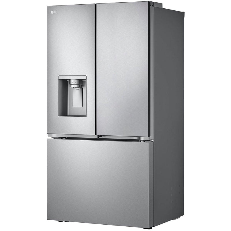 LG 36-inch, 30.7 cu. ft. Counter-Depth French 3-Door Refrigerator with Wi-Fi LRYXS3106S IMAGE 2
