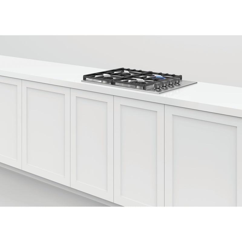 Fisher & Paykel 30-inch Built-in Gas Cooktop with 4 Burners CDV3304HNSP IMAGE 3
