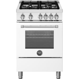 Bertazzoni 24-Inch Freestanding Gas Range MAS244GASBIV IMAGE 1