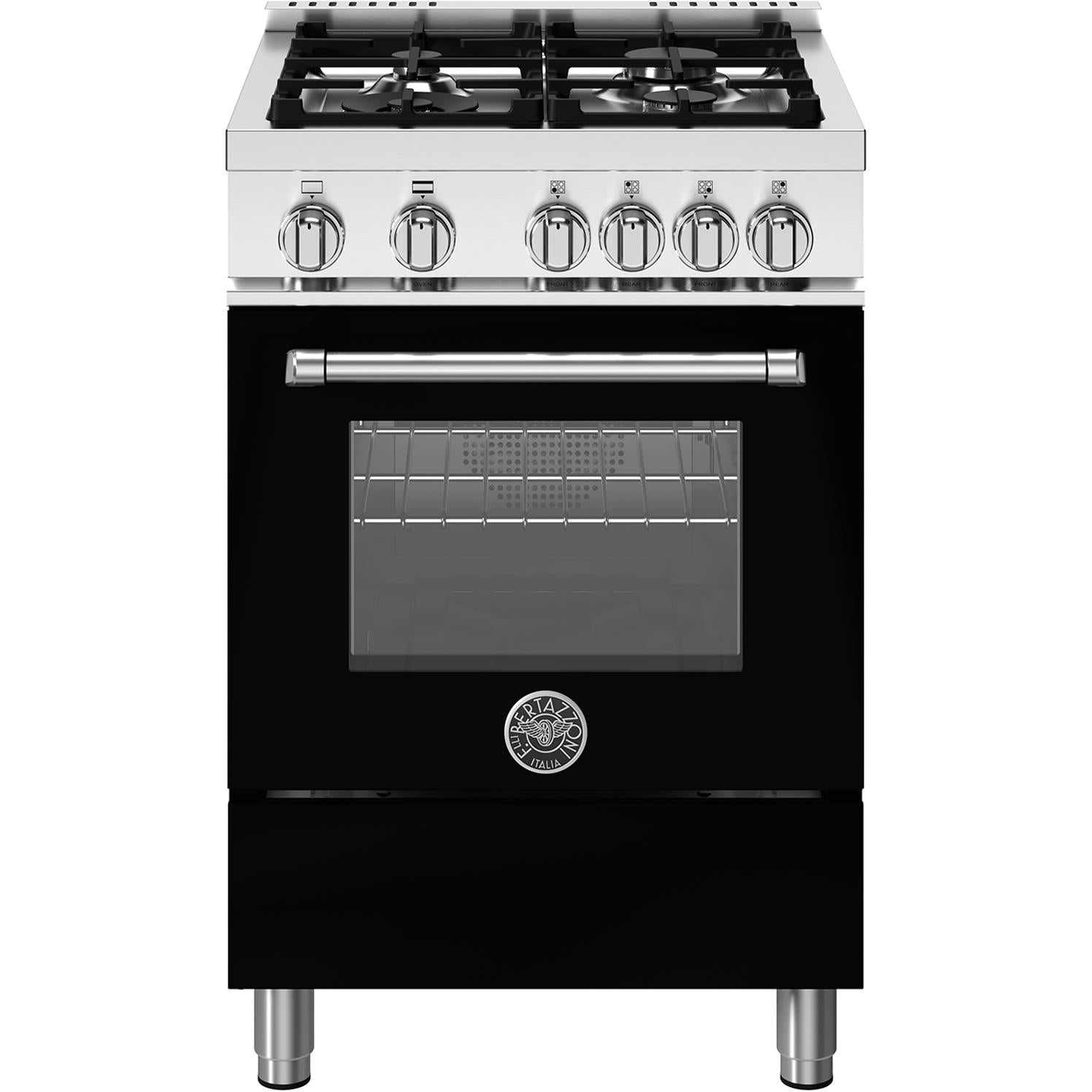 Bertazzoni 24-Inch Freestanding Gas Range MAS244GASNEV IMAGE 1