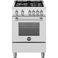 Bertazzoni 24-Inch Freestanding Gas Range MAS244GASXV IMAGE 1