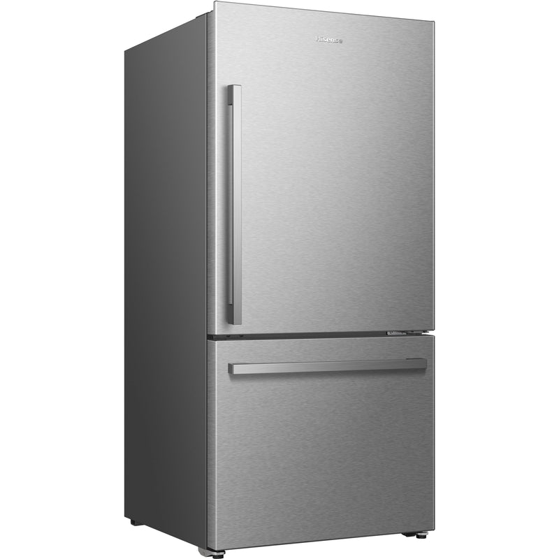 Hisense 32-inch 22.3 cu. ft. Counter-Depth Bottom Freezer Refrigerator with LED Lighting RB22A2FSE IMAGE 3