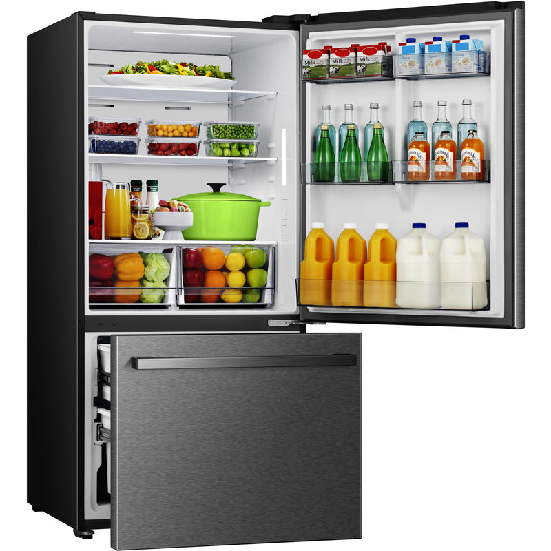 Hisense 32-inch 22.3 cu. ft. Counter-Depth Bottom Freezer Refrigerator with LED Lighting RB22A2FSE IMAGE 5