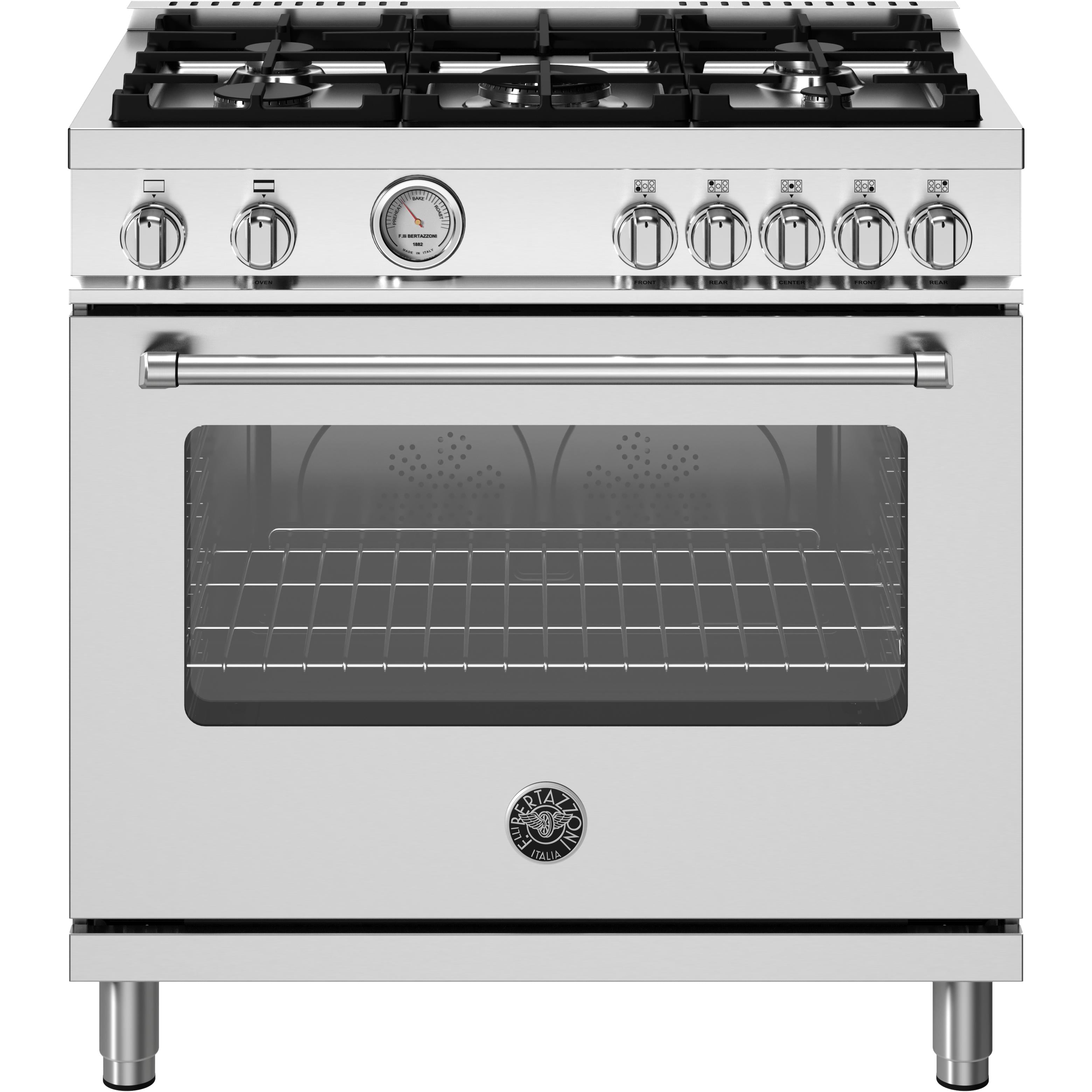 Bertazzoni 36-inch Gas Range MAS365GASXVLP IMAGE 1