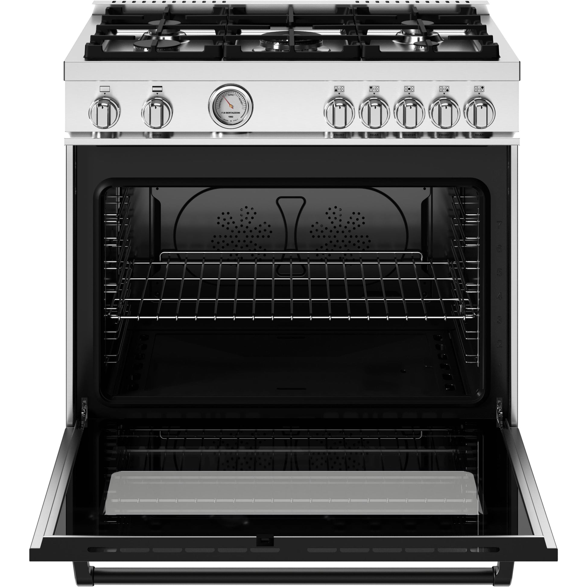 Bertazzoni 36-inch Freestanding Gas Range MAS365GASXVLP IMAGE 2