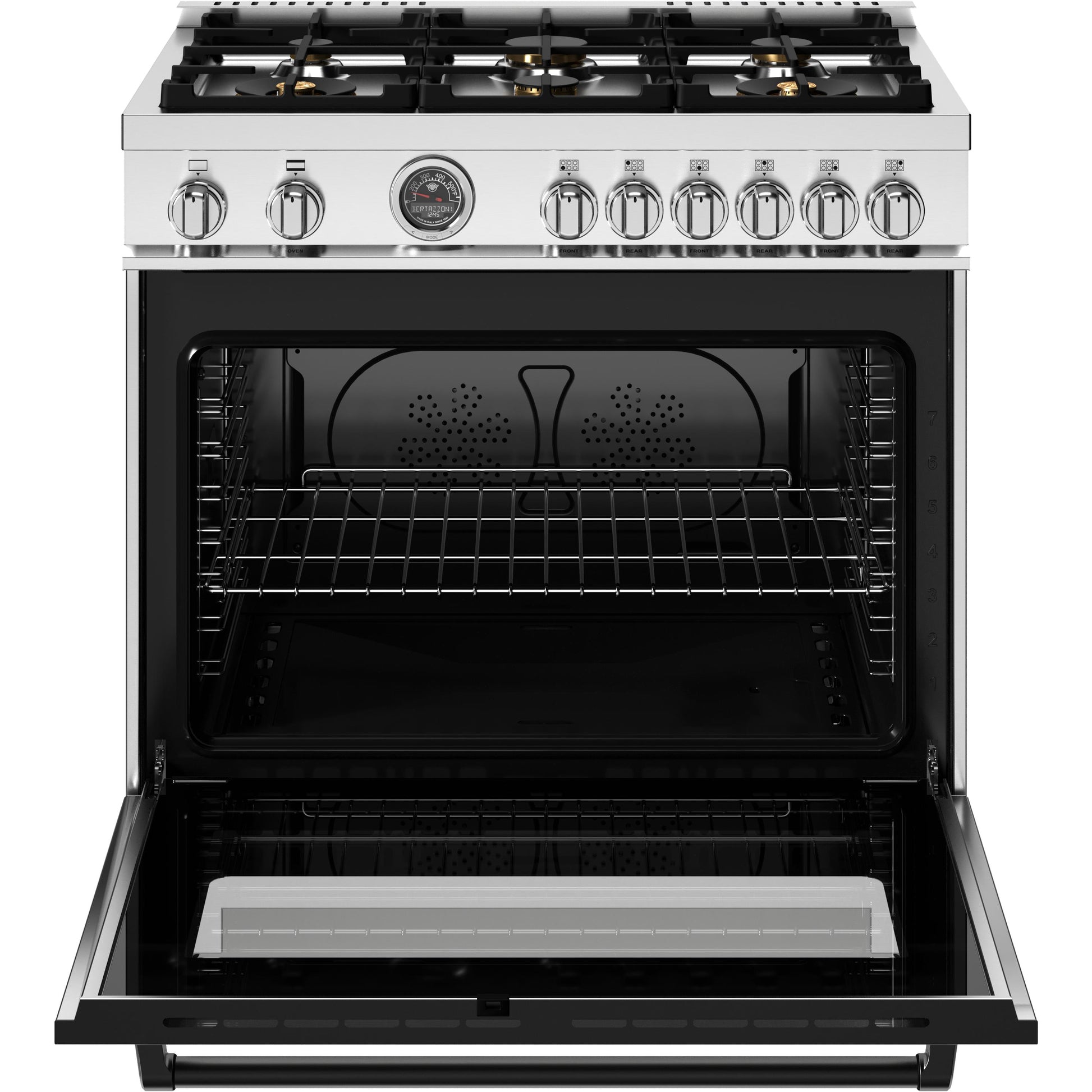 Bertazzoni 36-inch Freestanding Gas Range MAS366BCFGMXT IMAGE 2