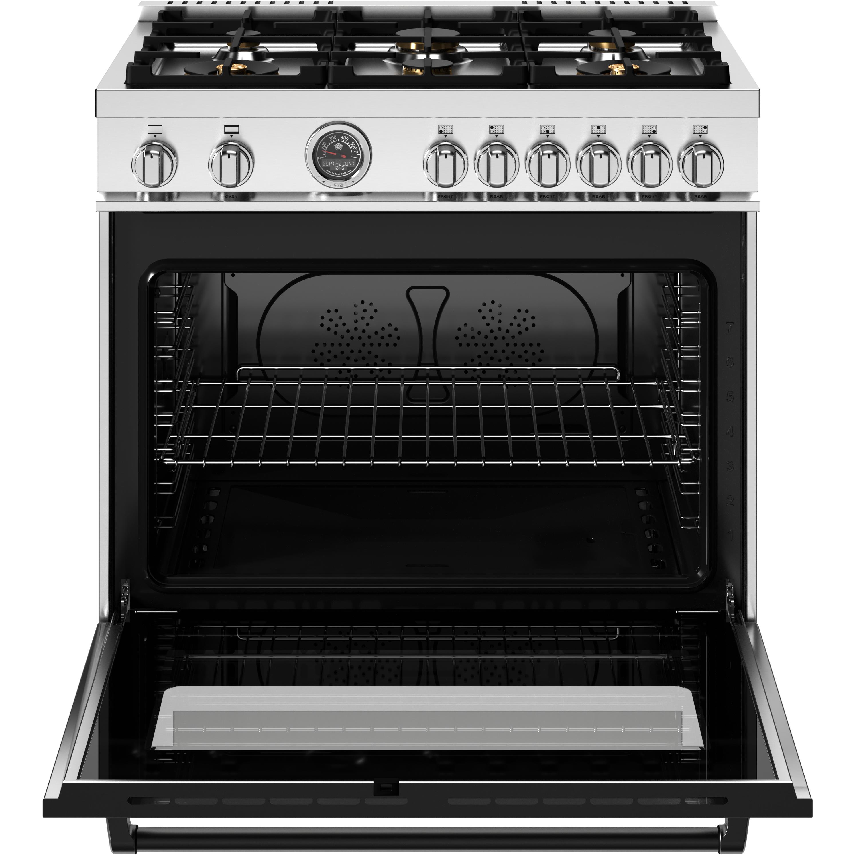 Bertazzoni 36-inch Freestanding Gas Range MAS366BCFGMXTLP IMAGE 2