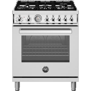 Bertazzoni 30-inch Freestanding Dual-Fuel Range PRO305DFMXV IMAGE 1