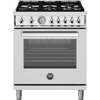 Bertazzoni 30-inch Freestanding Gas Range PRO305GASXV IMAGE 1