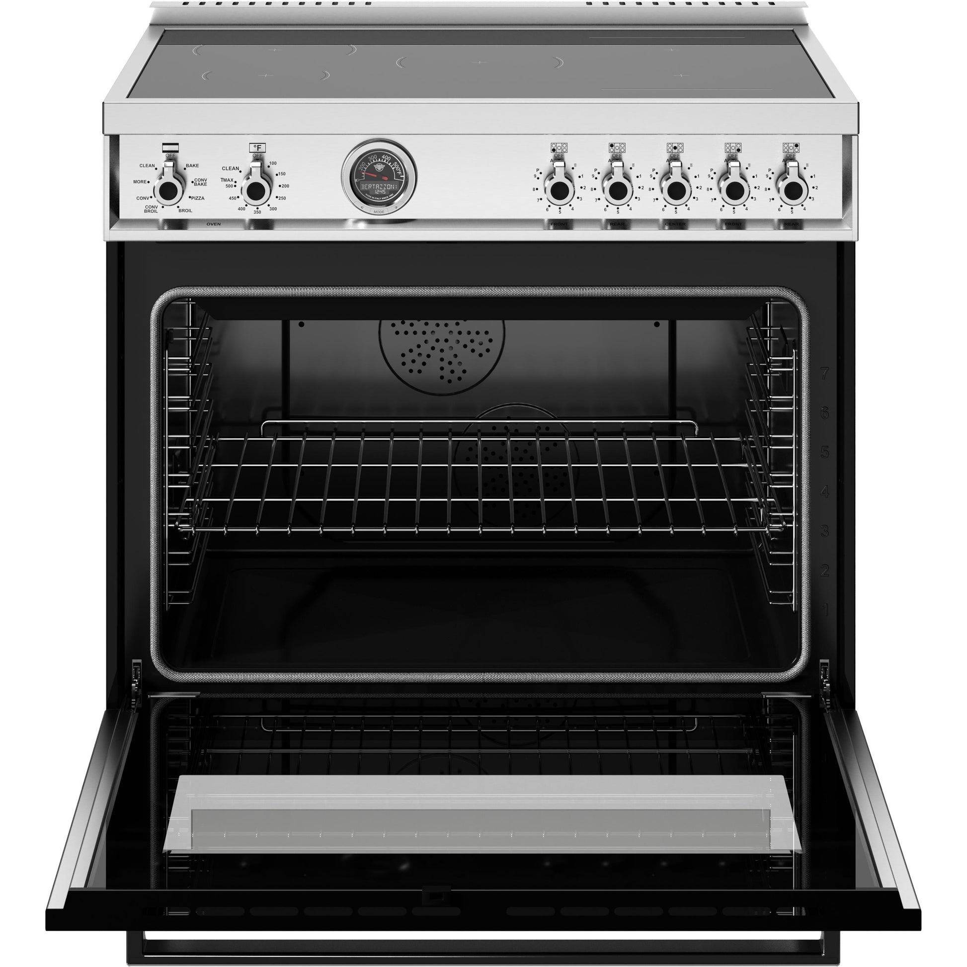 Bertazzoni 36-inch Freestanding Induction Range PRO365ICFEPNET IMAGE 2