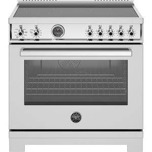 Bertazzoni 36-inch Freestanding Induction Range PRO365ICFEPXT IMAGE 1