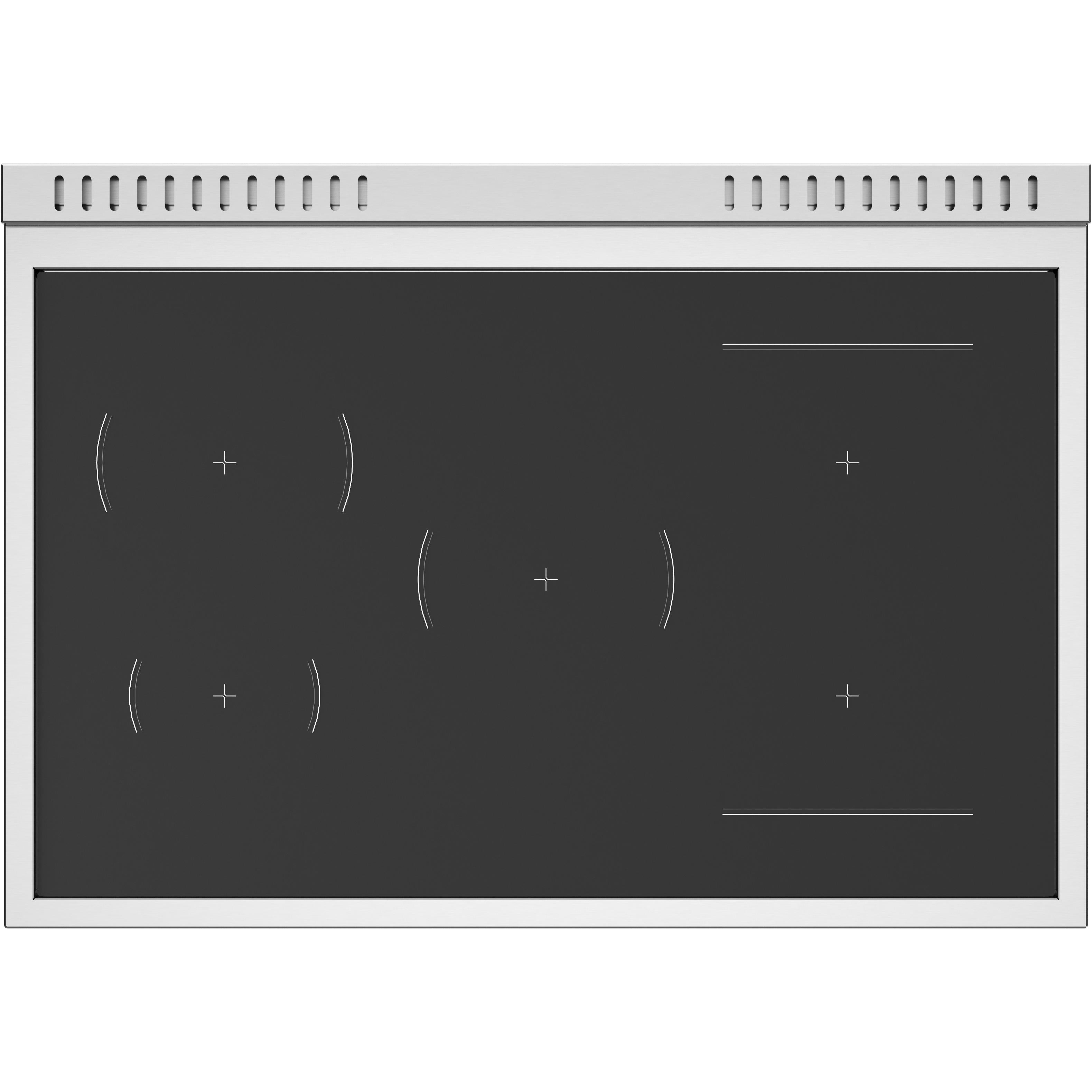 Bertazzoni 36-inch Freestanding Induction Range PRO365ICFEPXT IMAGE 3