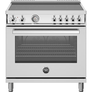 Bertazzoni 36-inch Freestanding Induction Range PRO365INMXV IMAGE 1