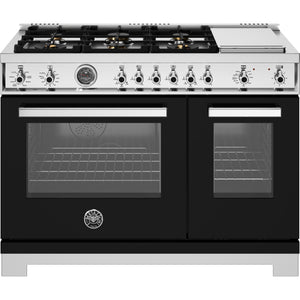 Bertazzoni 48-inch Freestanding Dual-Fuel Range PRO486BTFEPNET IMAGE 1