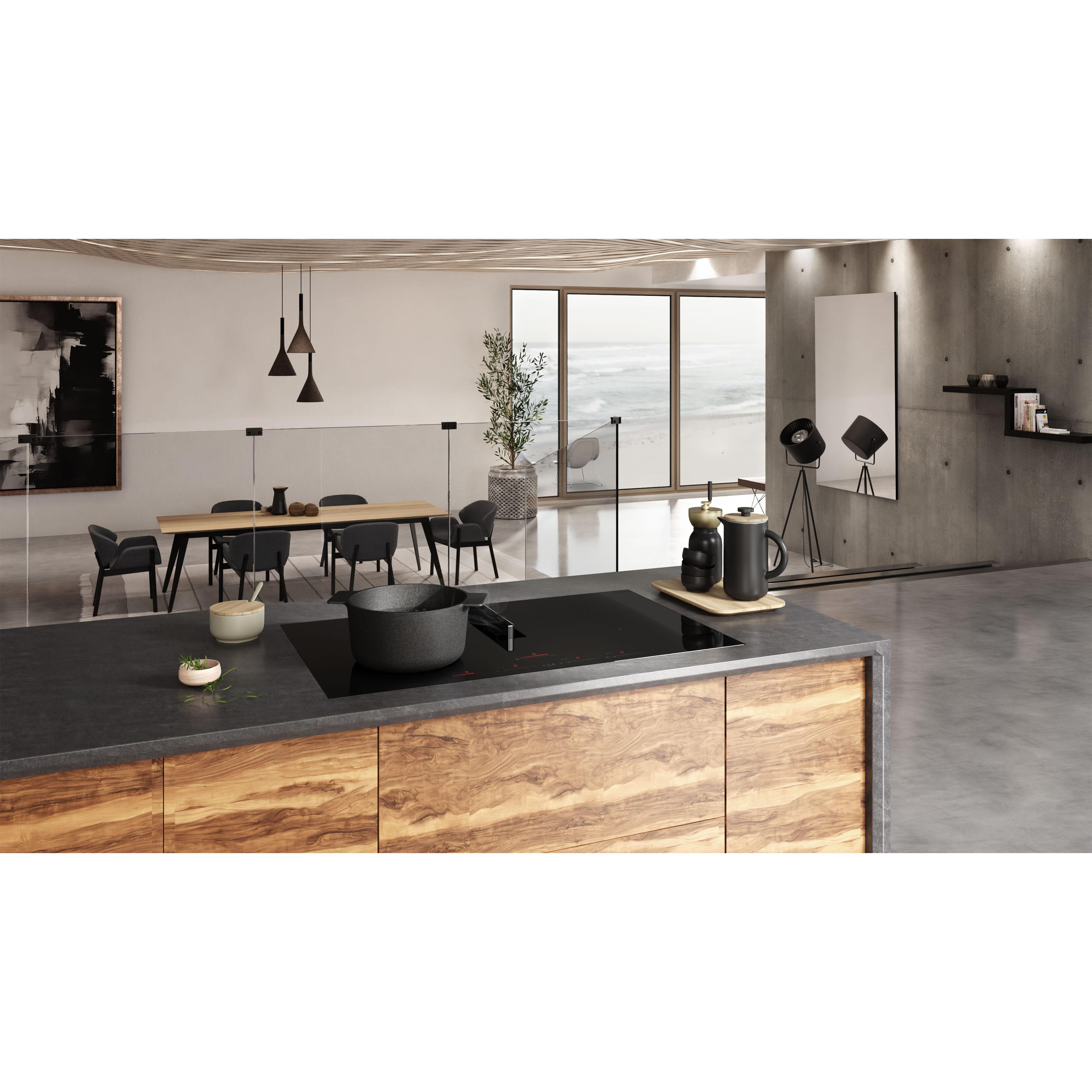 Elica 30-inch Built-in Induction Cooktop with 2 in 1 Downdraft ENF430BL IMAGE 7